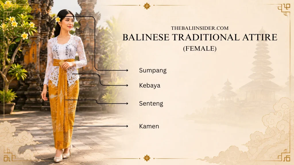 Balinese Attire Female Anatomy