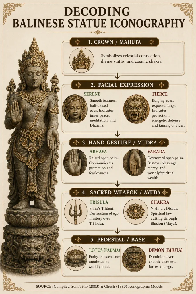 Visual Infographic: The Anatomy of Balinese Statue Iconography
